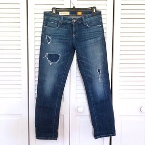Pilcro & the Letterpress Hyphen Distressed Jeans